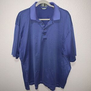 Descente International Collection Men’s Polo Size 2XL Blue